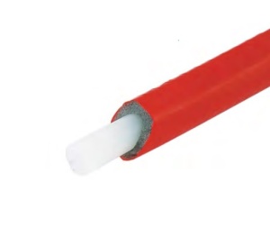 Teava COBRA-PEX Tiemme 16 x 2 mm, imbracat in izolatie rosie