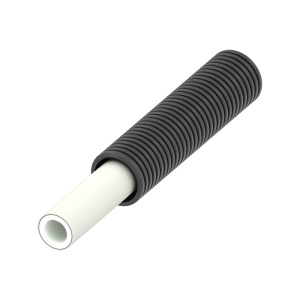 Teava TECEflex multistrat PE-Xc/Al/PE-RT, in copex negru, Dim. 25, 26 x 4 mm