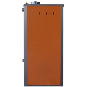 Termosoba pe lemn Termax Zorile, 24.43 kW, cuptor integrat, randament 85.10%, 155 m², Maro - Img 3