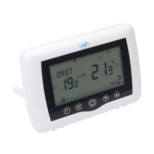 Termostat inteligent PNI CT36 PRO fara fir, WiFi 2.4GHz, control prin Internet APP TuyaSmart, regim iarna-vara, pentru centrale termice - Img 1