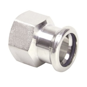 Adaptor drept 35 x 1, filet interior, PCC PRESS, otel carbon