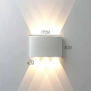 Aplica cu led, exterior, lumina calda, 2056/3 (Alb) - Img 4