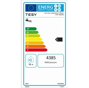 Boiler termoelectric cu 2 serpentine Tesy BiLight GCV7/4S (L) 120 44 20 B11 TSRCP2, 120 litri, 2000 W, serpentina pe stanga, Clasa C - Img 2