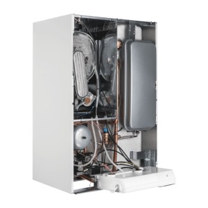 Centrala termica pe gaz/GPL in condensare Fondital Itaca KB 32 kW cu boiler ACM 45 litri, Clasa A, Kit de evacuare inclus - Img 2