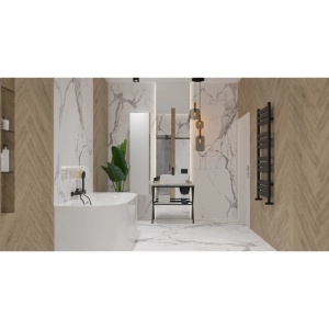 Dulap baie suspendat Virgo, 1 usa, S522-032, alb - Img 3