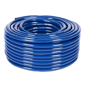 Furtun gaz albastru, cu insertie material, GF-0090