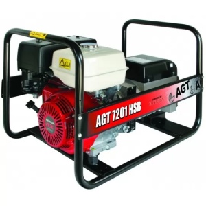 Generator curent AGT 7201 HSB putere 6 kW, 230 V, benzina, pornire manuala, rezervor 6.1 L
