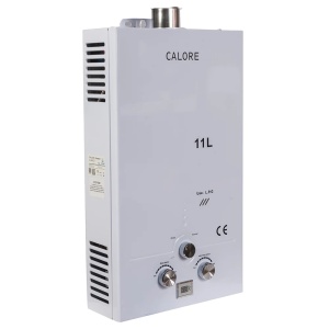 Instant GPL CALORE TF11 cu tiraj fortat pentru apa calda menajera, 20 kW, debit 10 l/min, kit de evacuare inclus