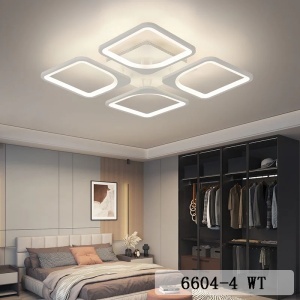 Lustra LED, Alb, RGB cu telecomanda WIFI 2.4G, lumina/rece/calda/neutra intensitate reglabila - Img 3