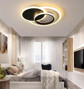 Lustra LED cu telecomanda, WIFI 2.4G, lumina/rece/calda/neutra intensitate reglabila - Img 3