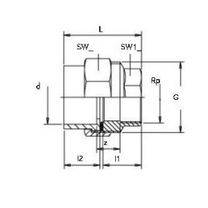 Olandez teava PPR, Ø 25-3/4 FE, PN25, verde - Img 2