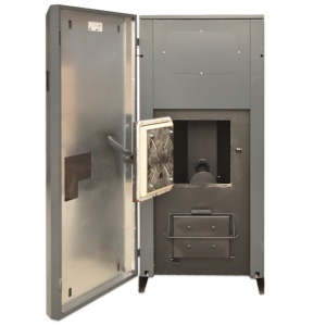 Pachet centrala cu peleti Lafat Compact 25 kW, 170 mp, buncar peleti 75 kg, volum apa 60 litri, diametru cos fum ⌀80 mm, vas expansiune si pompa recirculare incluse - Img 6