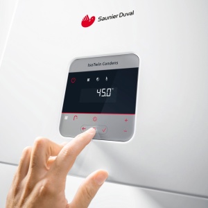 Pachet centrala termica pe gaz/GPL in condensare Saunier Duval IsoTwin Condens T35, 35 kW, cu boiler incorporat 42 litri, clasa energetica A, kit evacuare inclus + Montaj + PIF (valabil pentru NEAMT, IASI si BARLAD) - Img 3