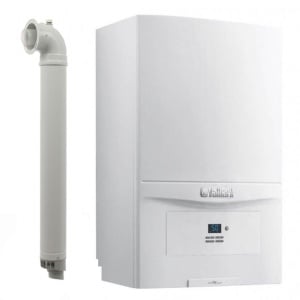 Pachet centrala termica pe gaz/GPL in condensare Vaillant ecoTEC pure VUW 236/7-2, 20.2 kW, incalzire si ACM, Kit de evacuare inclus + Montaj + PIF (valabil pentru NEAMT si IASI) - Img 1
