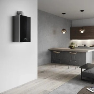 Pachet centrala termica pe gaz in condensare Ariston Alteas One + Net 30 kW, schimbator de caldura brevetat XtraTech, functii Auto, Confort, Ingrijire si Programare ora, Clasa Energetica A pe incalzire, Kit de evacuare inclus + Extragarantie 2 ani - Img 2