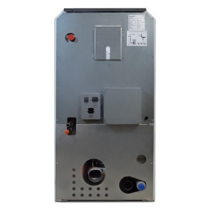 Pachet Smart Control - Termosemineu cu peleti Termax Kamin ECO, 30 kW, 220 mp, volum apa 49 litri, diametru cos fum ⌀80 mm, vas expansiune si pompa recirculare incluse + Termostat inteligent KOPH I302 WiFi + Aspirator cenusa 1000W + Stabilizator tensiune