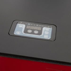 Pachet termosemineu cu peleti Termax-Kamin PM 15 kW, complet echipat, Bordo