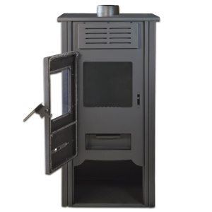 Pachet termosemineu pe lemn Termax Hydra, 6.5 kW, randament 75.5%, 43 m², Bej, Grup siguranta, Pompa recirculare si Boiler termoelectric Tesy 80 litri - Img 4