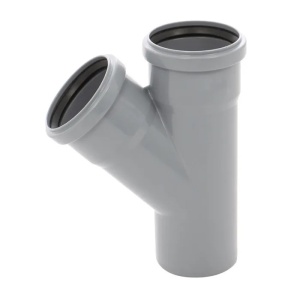Ramificatie polipropilena, pentru scurgere, Ø 110/50 mm, 45°