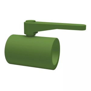 Robinet cu bila PPR, Ø 50, PN25, verde - Img 1