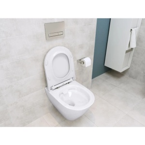 Set vas WC suspendat City, capac inclus, K701-104, alb - Img 3