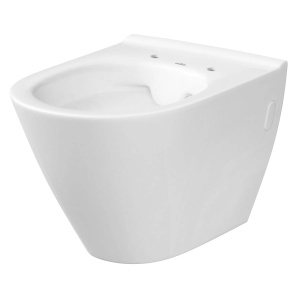 Set vas WC suspendat City oval, capac inclus soft close slim, K701-104-ECO54, alb - Img 2