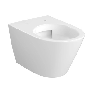 Set vas WC suspendat City Pro Vortex, dreptunghiular, capac inclus soft close slim, S701-884, alb - Img 2