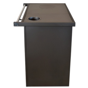 Soba pe lemn Termax Popular, 7.12 kW, evacuare pe dreapta, cuptor integrat, randament 81.27%, 47 m², Negru - Img 3