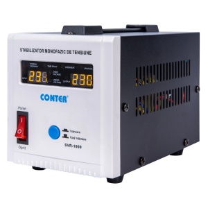 Stabilizator de tensiune cu releu Conter AVR SVR 1000VA / 750W - Img 4