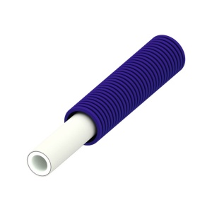 Teava TECEflex multistrat PE-Xc/Al/PE-RT, in copex albastru, Dim. 20, 21 x 3.45 mm