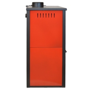 Termosemineu pe lemn Termax Decebal, 11.52 kW, randament 85.59%, 75 m², Rosu - Img 2