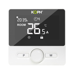 Termostat inteligent KOPH WT-25 pentru centrale termice, WIFI, control prin aplicatie, montaj pe perete sau birou, Alb - Img 3