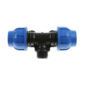 Teu compresiune PEHD, Ø 40 - 1 1/4 E - 40 mm, PN16