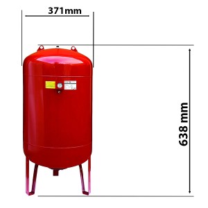 Dimensiuni Vas expansiune 50 litri Termax cu manometru pentru instalatii de incalzire, Ø 350 mm, 1"
