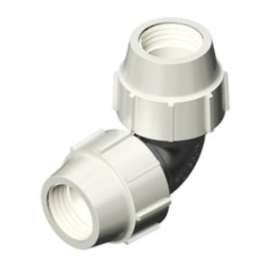 Cot PEHD, Ø110 mm, 90°, PN16, Plasson