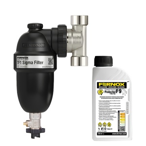Filtru antimagnetita Fernox TF1 Sigma cu lichid protector Filter Fluid F9, 500 ml