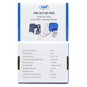 Kit anti inundatie PNI SV100 PRO senzor si electrovalva DN20 3/4, 1 MPa, IP65 - Img 2