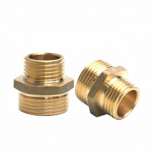 Niplu redus alama TERMAX, FE-FE Ø1"- 3/4"