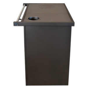 Pachet soba pe lemn Termax Popular, 7.12 kW, evacuare pe dreapta, cuptor integrat, randament 81.27%, 47 m², Negru, set accesorii, aspirator cenusa si suport lemne foc metalic Termax M - Img 4