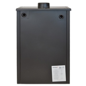Pachet Termosemineu pe lemn Termax Decebal, 11.52 kW, randament 85.59%, 75 m², Maro, Grup siguranta, Pompa recirculare si Boiler termoelectric Tesy 80 litri - Img 6
