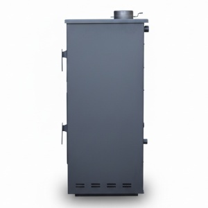 Pachet Termosoba pe lemn Termax Robot Special, 24.43 kW, cuptor integrat, randament 85.10%, 155 m², Negru, Grup siguranta, Pompa recirculare si Boiler termoelectric Ariston 100 litri - Img 7