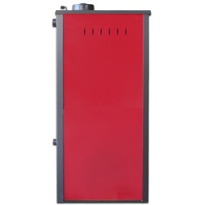 Pachet Termosoba pe lemn Termax Zorile, 24.43 kW, cuptor integrat, randament 85.10%, 155 m², Rosu, Grup siguranta, Pompa recirculare si Boiler termoelectric Ariston 100 litri - Img 4