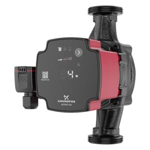 Pompa de recirculare apa calda Grundfos Alpha1 GO 25-80, 180 mm, 60 W, H max. 8 m, Q max. 3.9 mc/h, 220 V - Img 3