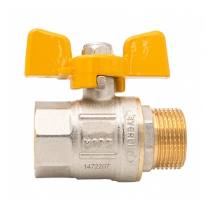 Robinet gaz tip fluture 1", MF, Everline - Img 2