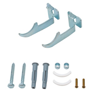 Set 2 console reglabile fixare radiator aluminiu, Everpro EVP-GC001