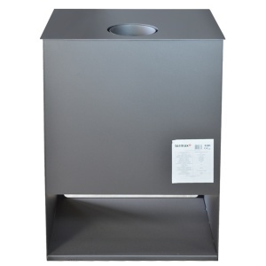 Soba pe lemn Termax Atria, 12.2 kW, randament 84.17%, 80 m², spatiu depozitare lemne, Antracit - Img 6