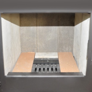 Soba pe lemn Termax Bucovina, 12.2 kW, cuptor incorporat, randament 84.17%, 80 m², Maro - Img 8