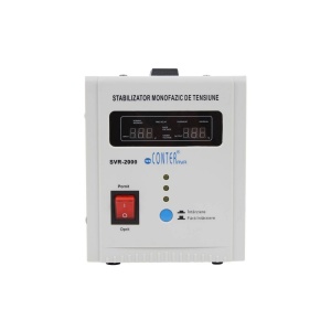 Stabilizator de tensiune Conter AVR SVR, 2000VA / 1500W - Img 2
