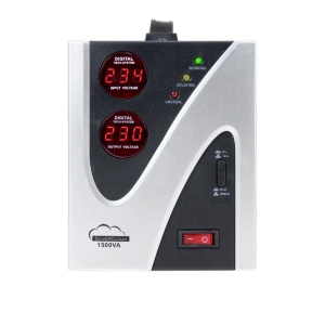 Stabilizator de tensiune SilverCloud 1500VA 900W 6.8A - Img 2