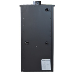 Termosemineu pe lemn Termax Hydra, 6.5 kW, randament 75.5%, 43 m², spatiu depozitare lemne, Bej - Img 4